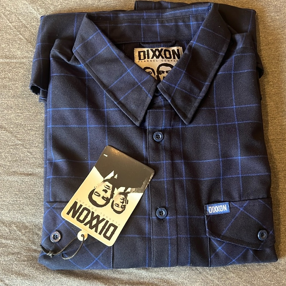 DIXXON Flannel The KRAYS Men's Flannel Shirt 2XL. NWT. No bag.